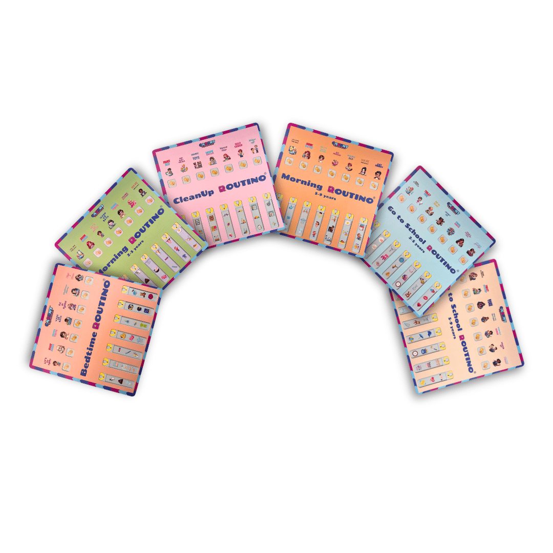 Interactive Paper Routine Boards with Sliding Mechanism | ROUTINO Paper - CarentShop
